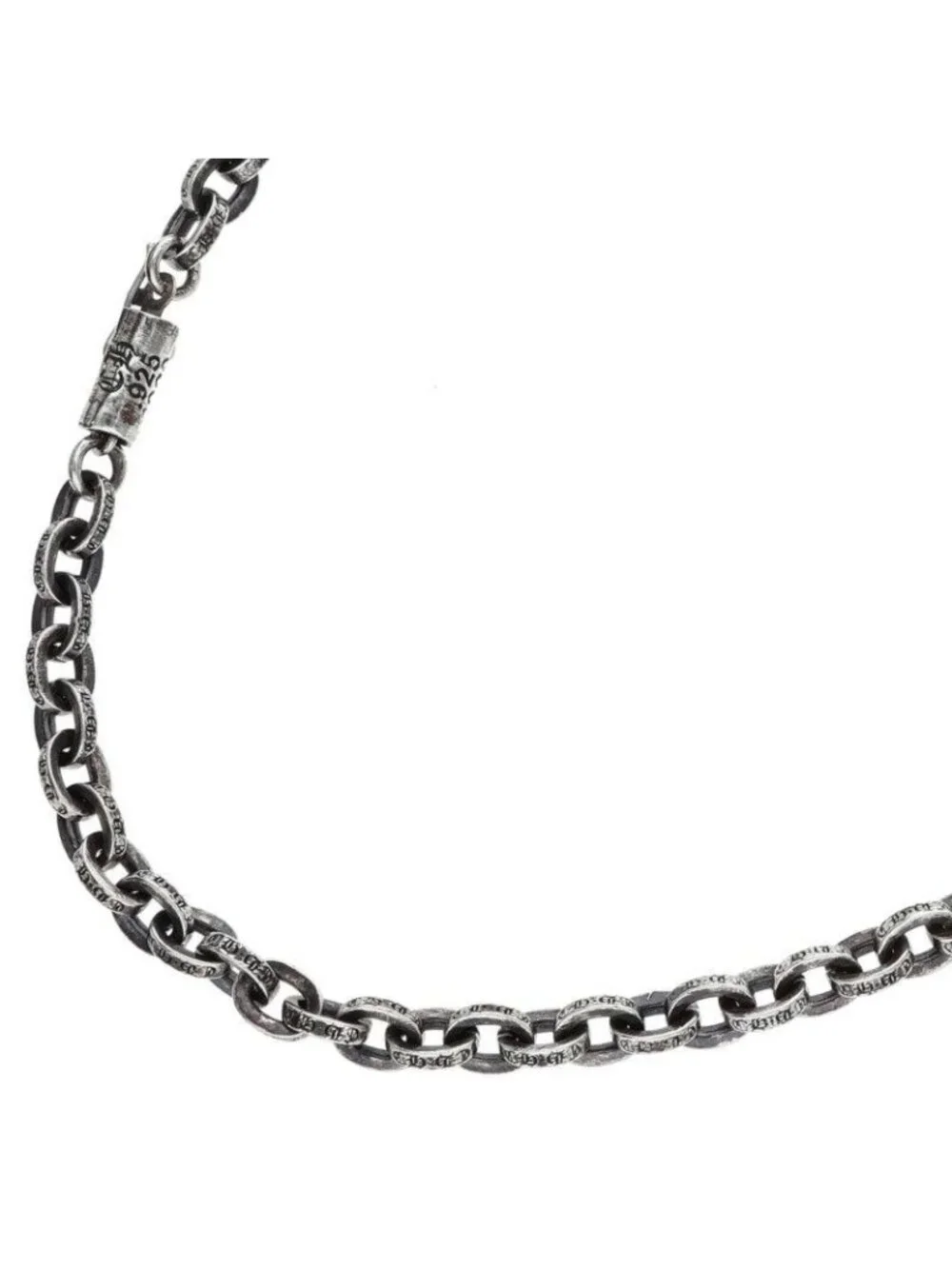 Chrome Hearts Paper Chain 24 Silver Necklace